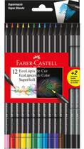12 EcoLápis de Cor +2 EcoLápis Grafite Super Soft Faber-Castell