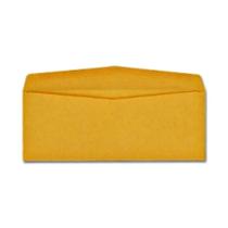 12 Envelopes Brown Kraft de estilo comercial de 28 libras - pacote com 25