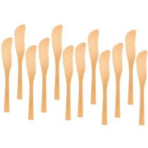 12 Espátula em Bambu 14cm - Conjunto Cozinha Facas sem corte - Equipe