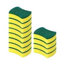 12 Esponjas Absorventes Mágicas Para Lavar Louça E Limpeza De Tigelas