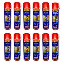 12 Espuma Expansiva PU 500ml Isolamento Acústico Porta Janela Telhado Batente AutomotivoProfissional