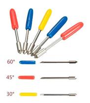 12 Faca Lamina P/ Qualquer Plotter De Recorte Graphtec Cb09 12 Faca Lamina P/ Qualquer Plotter De Recorte Graphtec Cb09