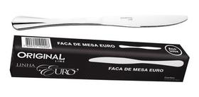 12 Facas de Mesa Euro Original Line
