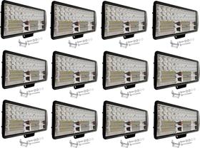 12 Faróis de milha LED 252W LE6728 potente 23000 lumens para trator caminhão Alumínio Reforçado 12 Faróis de milha LED 252W LE6728 potente 23000 lumens para trator caminhão Alumínio Reforçado