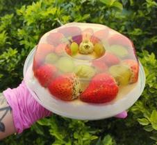 12 Formas de Pudim Forneavel 500 ml Hexagonal da Plastilânia