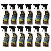 12 Frascos Cera Liquida Automotiva Spray 500ML Protetora