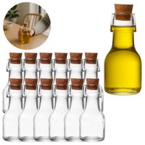 12 Garrafas De Vidro 70ml P/ Azeite Tampa Rolha Premium 12 Garrafas De Vidro 70ml P/ Azeite Tampa Rolha Premium