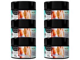 12 Gel Lipo Redutor Termo Ativado 250g - Mary Life