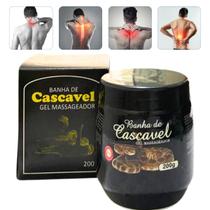 12 Gel Massageador Banha de Cascavel Pote 200g 12 Gel Massageador Banha de Cascavel Pote 200g