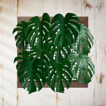 12 Hastes de Costela de adão realista planta artificial preço atacado Decoração artesanato arranjos - DE0624 12 Hastes de Costela de adão realista planta artificial preço atacado Decoração artesanato arranjos - DE0624