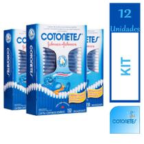 12 Hastes Flexíveis Johnson&Johnson Cotonetes Caixa 150 Un