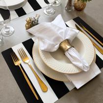 12 Jogo Americano Navy Alto Padrão Impermeável Pvc Br Pt 12 Jogo Americano Navy Alto Padrão Impermeável Pvc Br Pt