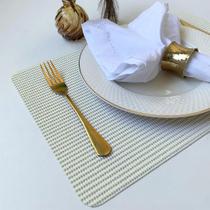 12 Jogo Americano PVC Antiderrapante Resistente New Flex Br