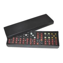 12 Jogos De Dominó Plástico (Com Tampa Fechada) - Lembrancinha Festa Atacado