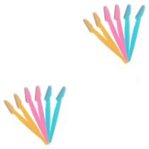 12 Lâminas Navalha Sobrancelha Rosto Depilação Dermaplane