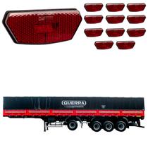 12 Lanterna Diamante Guerra LED Rubi Saída Fios