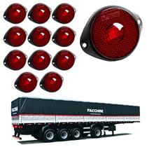 12 Lanterna Frontal Facchini LED Rubi 65mm c/ Sup. - Conect