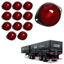 12 Lanterna Frontal Noma LED Rubi 65mm c/ Sup. - Conect.