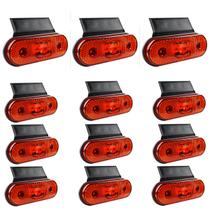 12 Lanterna Lateral Caminhão Carreta Facchini LED AM Suporte