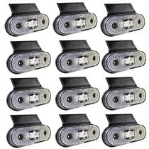 12 Lanterna Lateral Caminhão Carreta Facchini LED CR +Suporte