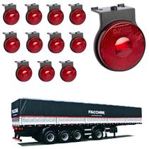 12 Lanterna Lateral Facchini LED Rubi 65mm C/ Sup. - Conect