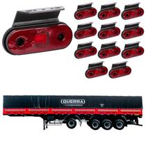 12 Lanterna Lateral Guerra LED Rubi c/ Suporte - Fio 12 Lanterna Lateral Guerra LED Rubi c/ Suporte - Fio