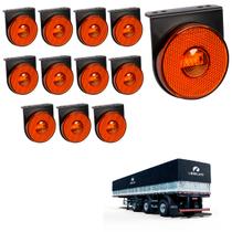 12 Lanterna Lateral Librelato LED Âmbar 85mm c Sup. - Conect