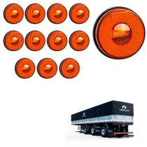 12 Lanterna Lateral Librelato LED Âmbar 85mm Saída Conector 12 Lanterna Lateral Librelato LED Âmbar 85mm Saída Conector