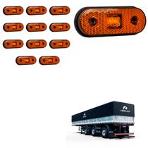 12 Lanterna Lateral Librelato LED Âmbar Saída Fios 12 Lanterna Lateral Librelato LED Âmbar Saída Fios