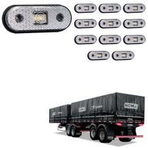12 Lanterna Lateral Noma LED Cristal Saída Fios 12 Lanterna Lateral Noma LED Cristal Saída Fios