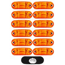 12 Lanterna Vigia Placa para Ônibus Caminhão 2 LED BIVOLT AM 12 Lanterna Vigia Placa para Ônibus Caminhão 2 LED BIVOLT AM