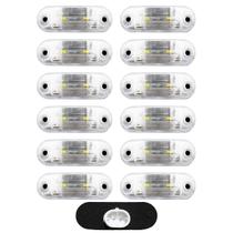 12 Lanterna Vigia Placa para Ônibus Caminhão 2 LED BIVOLT CR 12 Lanterna Vigia Placa para Ônibus Caminhão 2 LED BIVOLT CR
