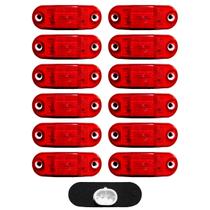 12 Lanterna Vigia Placa para Ônibus Caminhão 2 LED BIVOLT VM - Prime