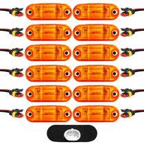 12 Lanterna Vigia Teto Ônibus Caminhão 2 LED BIVOLT AM +Conector 12 Lanterna Vigia Teto Ônibus Caminhão 2 LED BIVOLT AM +Conector