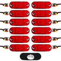 12 Lanterna Vigia Teto Ônibus Caminhão 2 LED BIVOLT VM +Conector 12 Lanterna Vigia Teto Ônibus Caminhão 2 LED BIVOLT VM +Conector