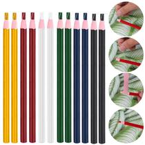 12 Lápis Giz Alfaiate Marcar Riscar Tecido Cores Costura Patchwork 12 Lápis Giz Alfaiate Marcar Riscar Tecido Cores Costura Patchwork
