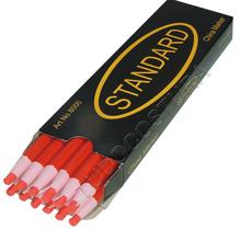 12 Lapis Giz Vermelho Ecologico Nao Usa Apontador Confeccao.