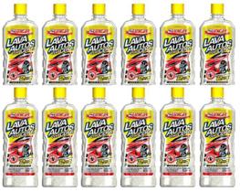 12 Lava Autos Com Cera Luxcar 500ml - Lava E Encera
