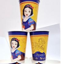 12 lembrancinha copos festa Branca de neve decoração anivertsário