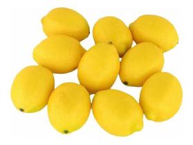 12 Limão Siciliano Decorativos Fruta Artificial Decoração