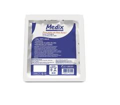 12 Luvas Cirúrgica Estéril de Látex Com Pó Medix Brasil - Tamanho:6,5