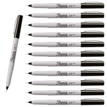 12 Marcadores Permanentes Sharpie Ultra Fina Ponta De 0,5 Mm 12 Marcadores Permanentes Sharpie Ultra Fina Ponta De 0,5 Mm