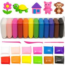 12 Massinhas Argila EVA que Pula Infantil Brinquedo Não Suja 12 Massinhas Argila EVA que Pula Infantil Brinquedo Não Suja