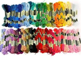 12 Meadas Linha Para Bordado Ponto Cruz 12 Meadas Linha Para Bordado Ponto Cruz