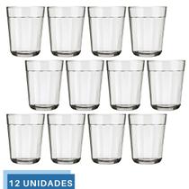12 Mini Copos Americano Shot Cachaça 45ml Vidro Dose Nadir