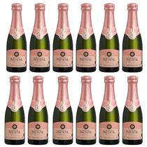 12 Mini Espumante Brut Rosé Baby 187ml Monte Paschoal Lembrancinha