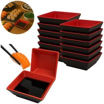 12 Molheiras em Melamina P/ Restaurante Japones Shoyu 50ml