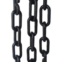 12 Mts Corrente Plástica Isola Calha Chuva Elo Pequeno Top Cor Preto