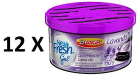 12 New Fresh Gel Sency Lavanda 60g Luxcar 12 New Fresh Gel Sency Lavanda 60g Luxcar