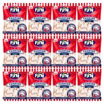 12 Pacotes Marshmallow Camping Fini Pacote 80g